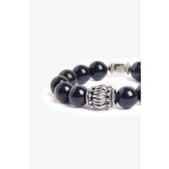 Black Obsidian Temple Bracelet