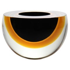 Black Ocher Flat Bowl