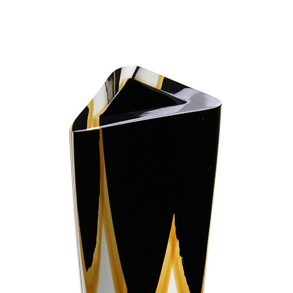 Black Ocher High Vase In New Condition For Sale In Paris, FR