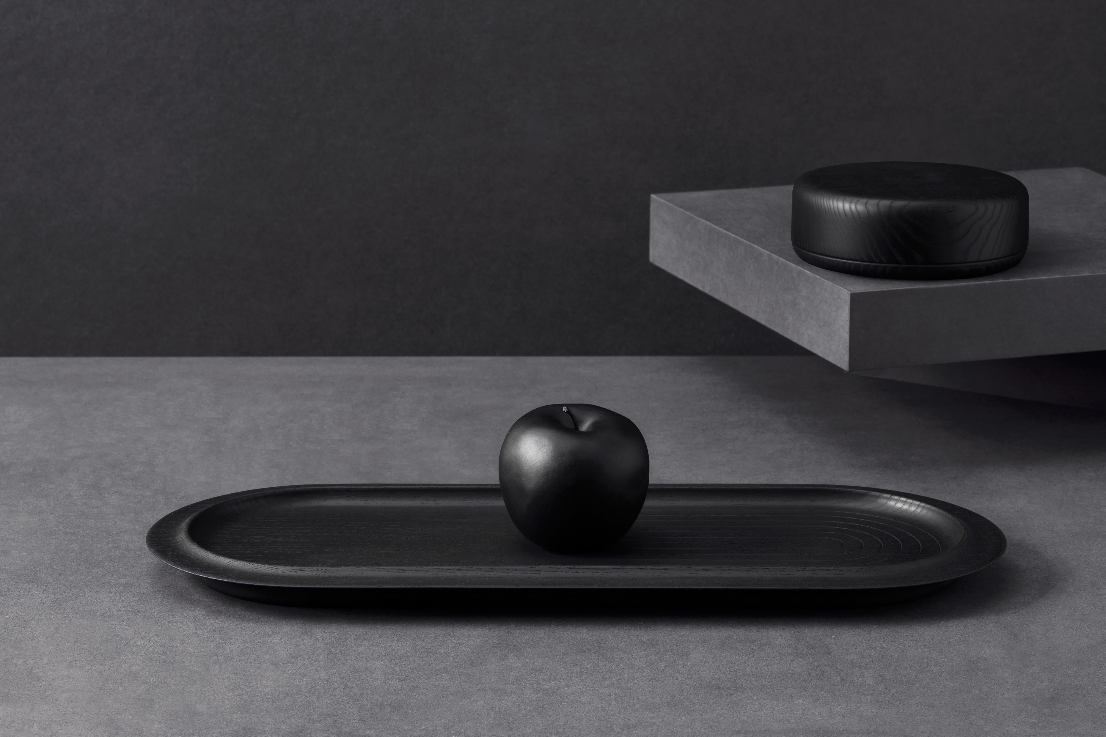 Black Olive Ash Do-Ri Tray by Matthias Scherzinger In New Condition For Sale In Geneve, CH