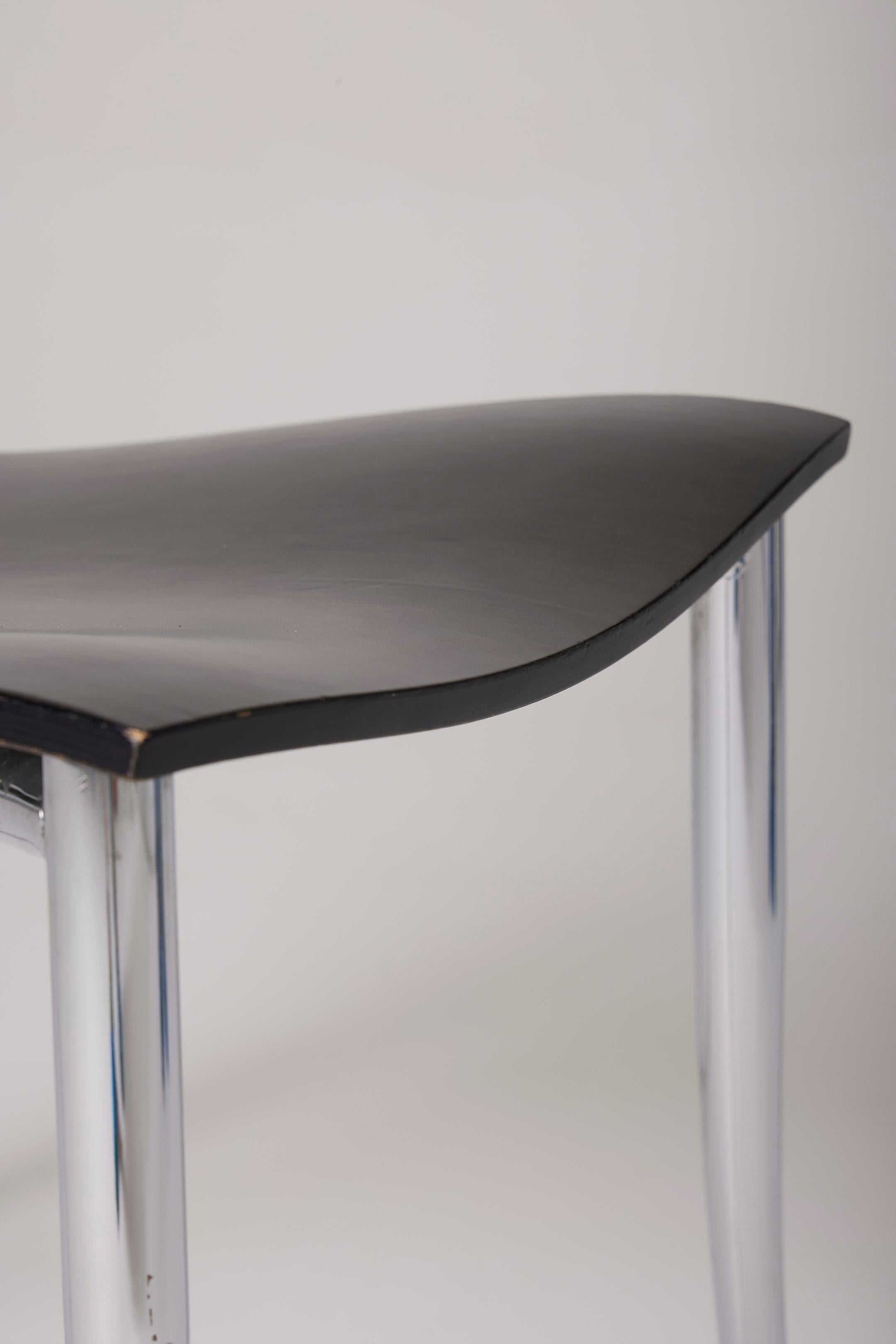 Schwarzer Stuhl „Olly Tango“ von Philippe Starck 5