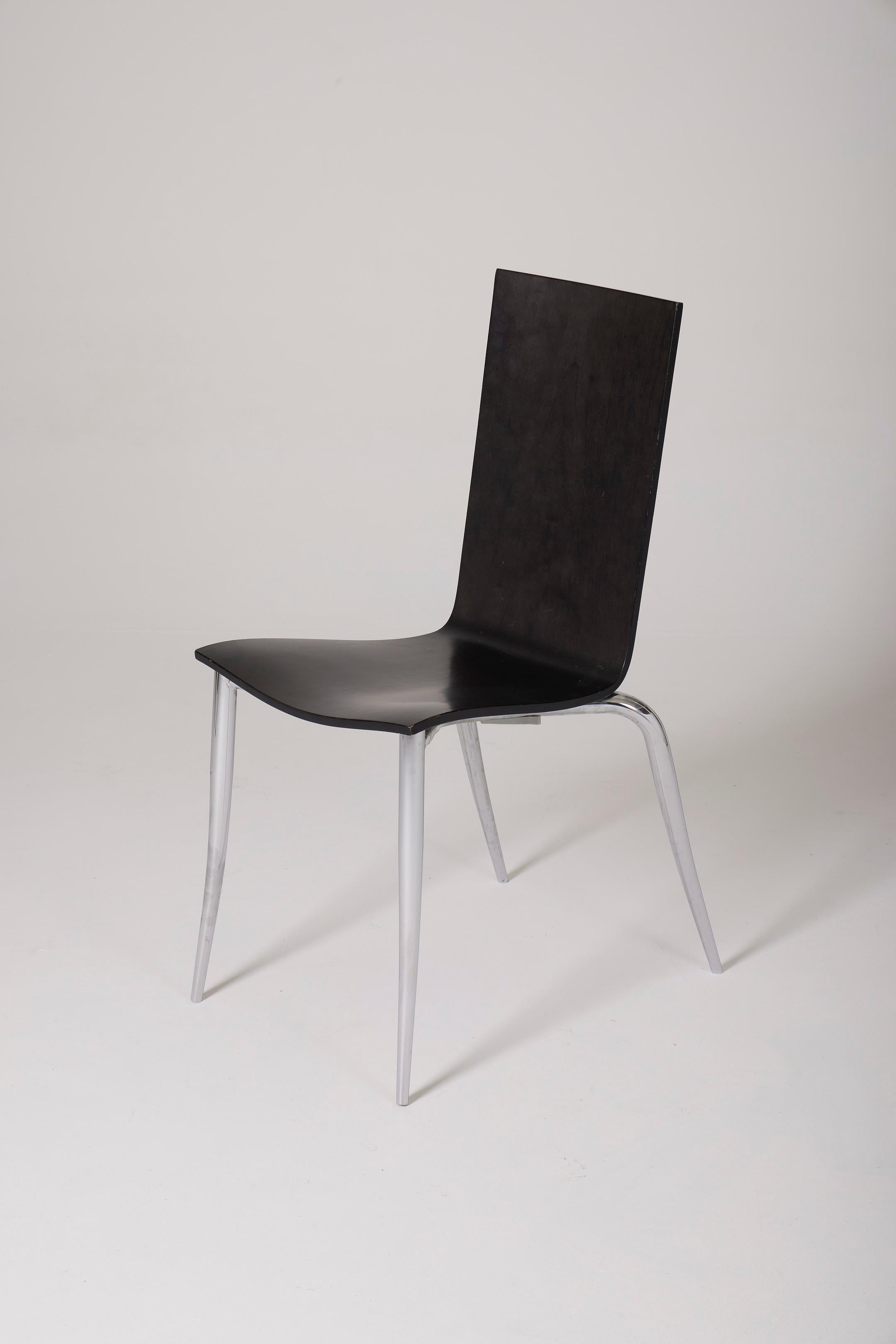 Schwarzer Stuhl „Olly Tango“ von Philippe Starck im Zustand „Gut“ in PARIS, FR