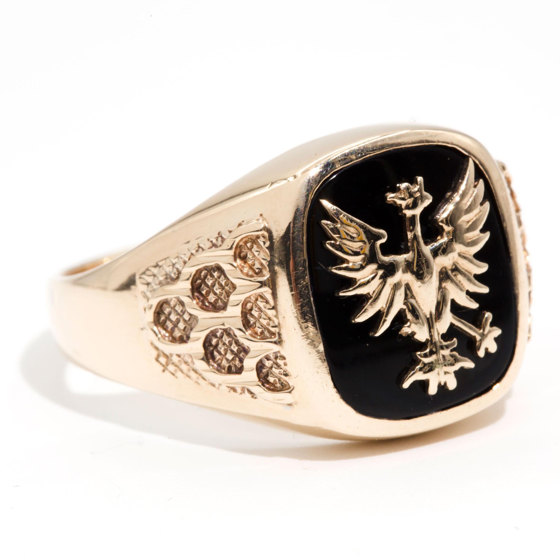 polish eagle ring