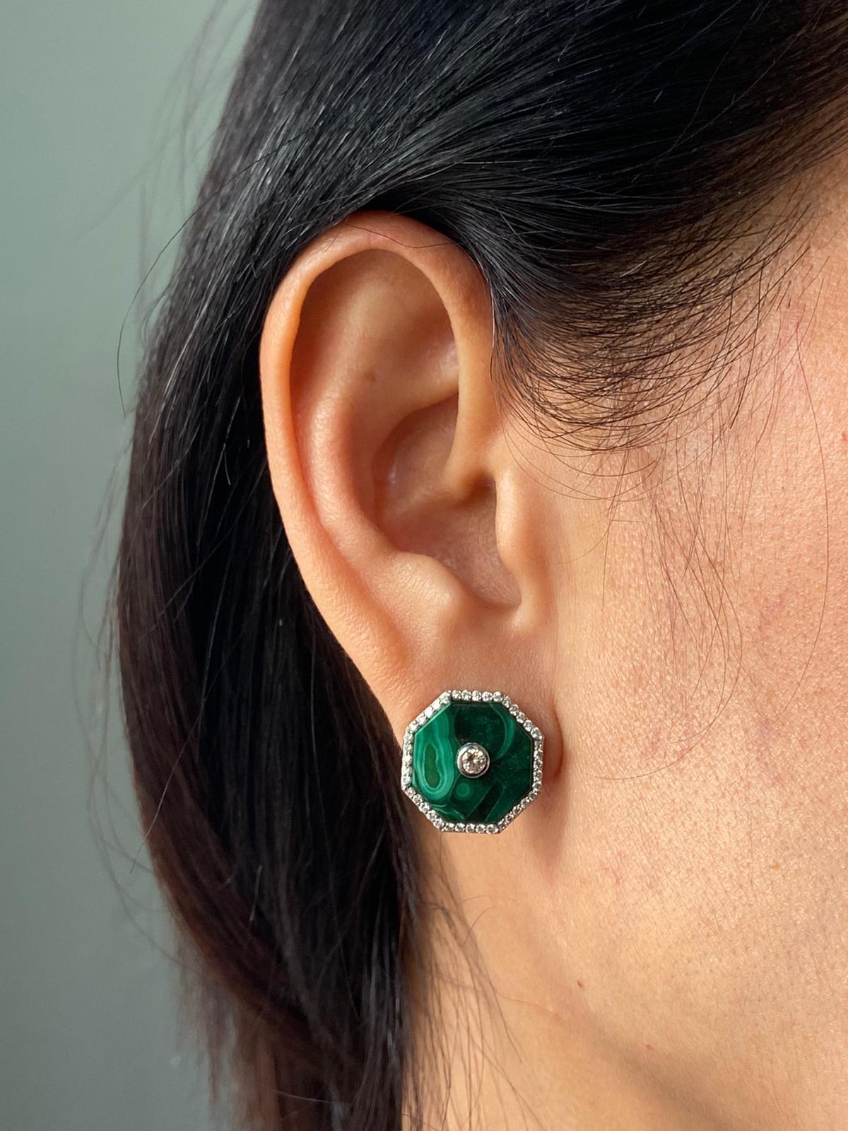 black onyx diamond earrings