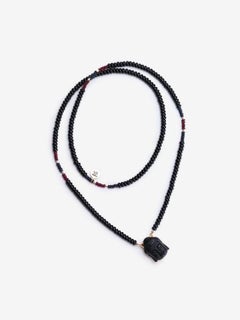 Black Onyx Buddha How Necklace