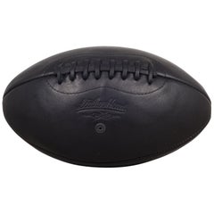 Black Onyx Handcrafted Leather Footballs by Leather Head: FREE SHIPPING