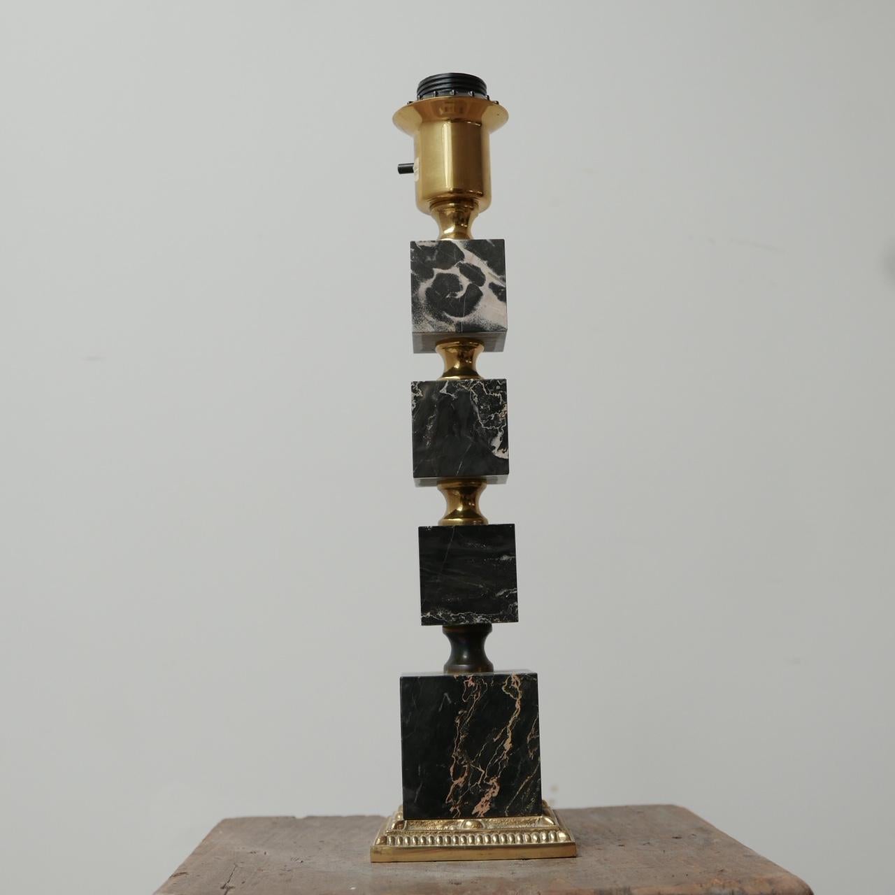 Black Onyx Mid-Century Swedish Table Lamp 1