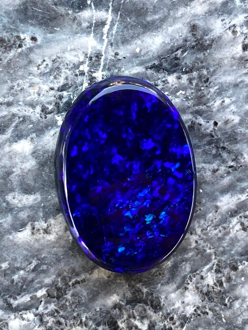 blue black opal