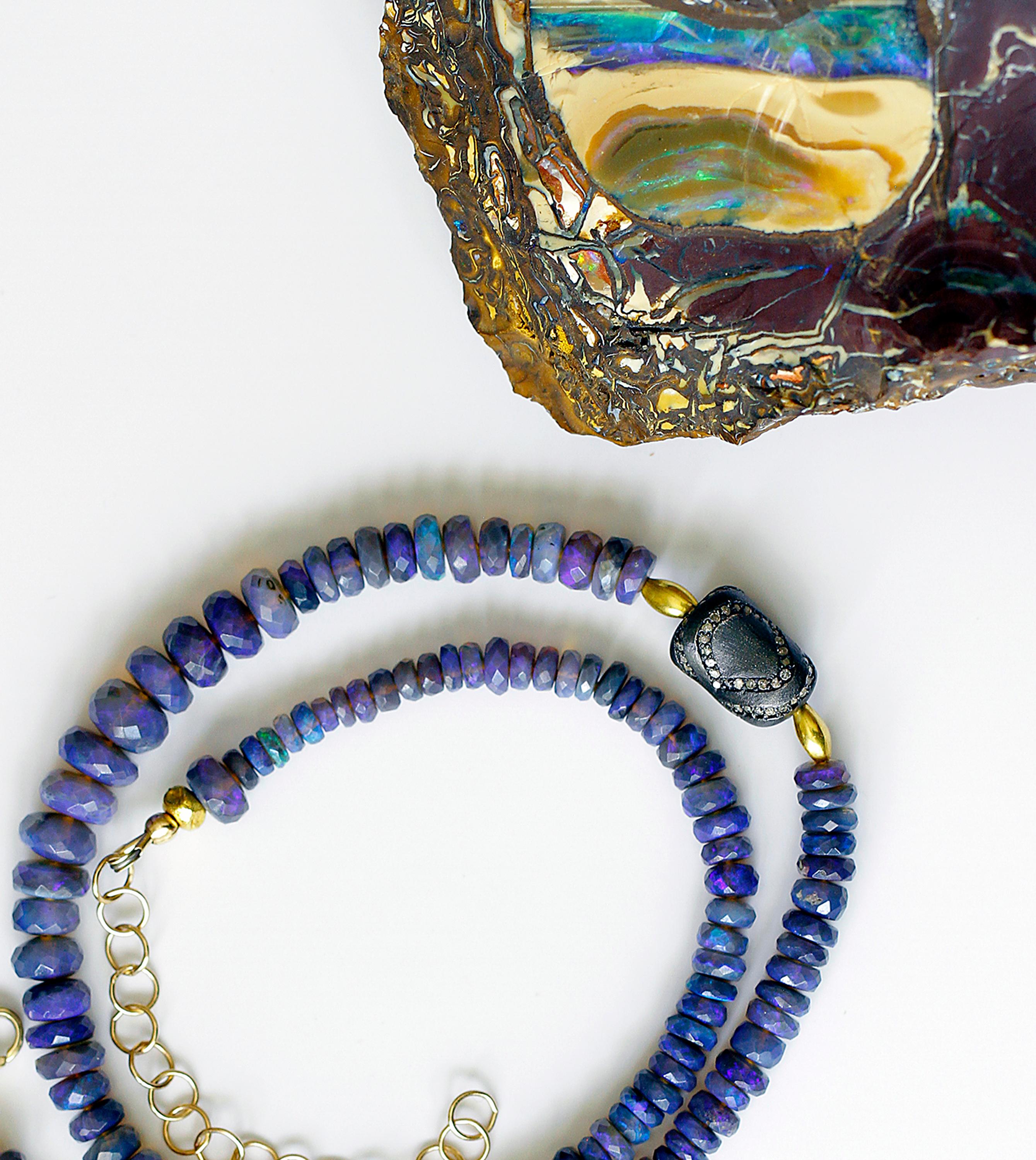 black opal beads