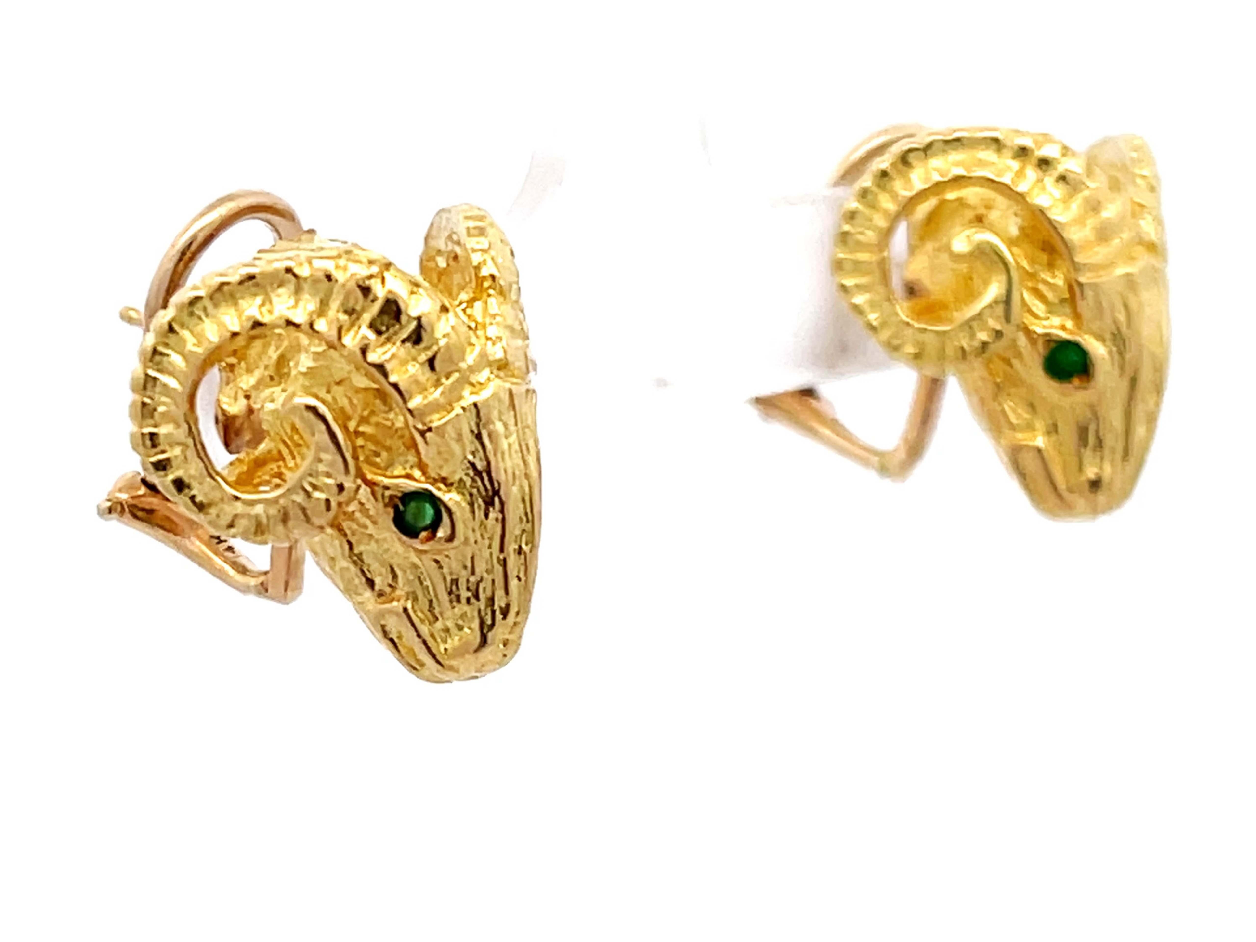 Modern Black Opal Oval Stud Earrings in 14k Yellow Gold For Sale
