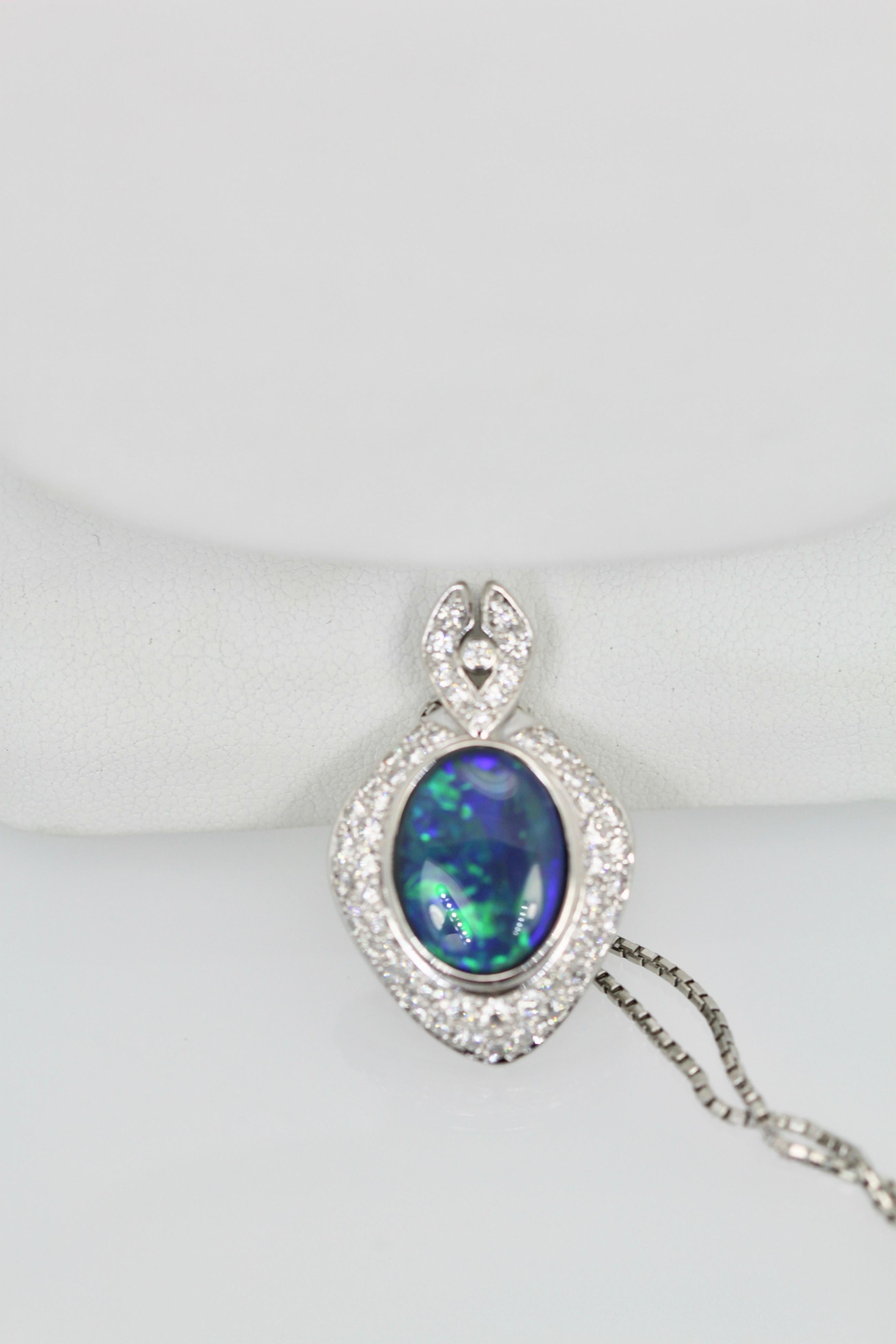 black opal charm
