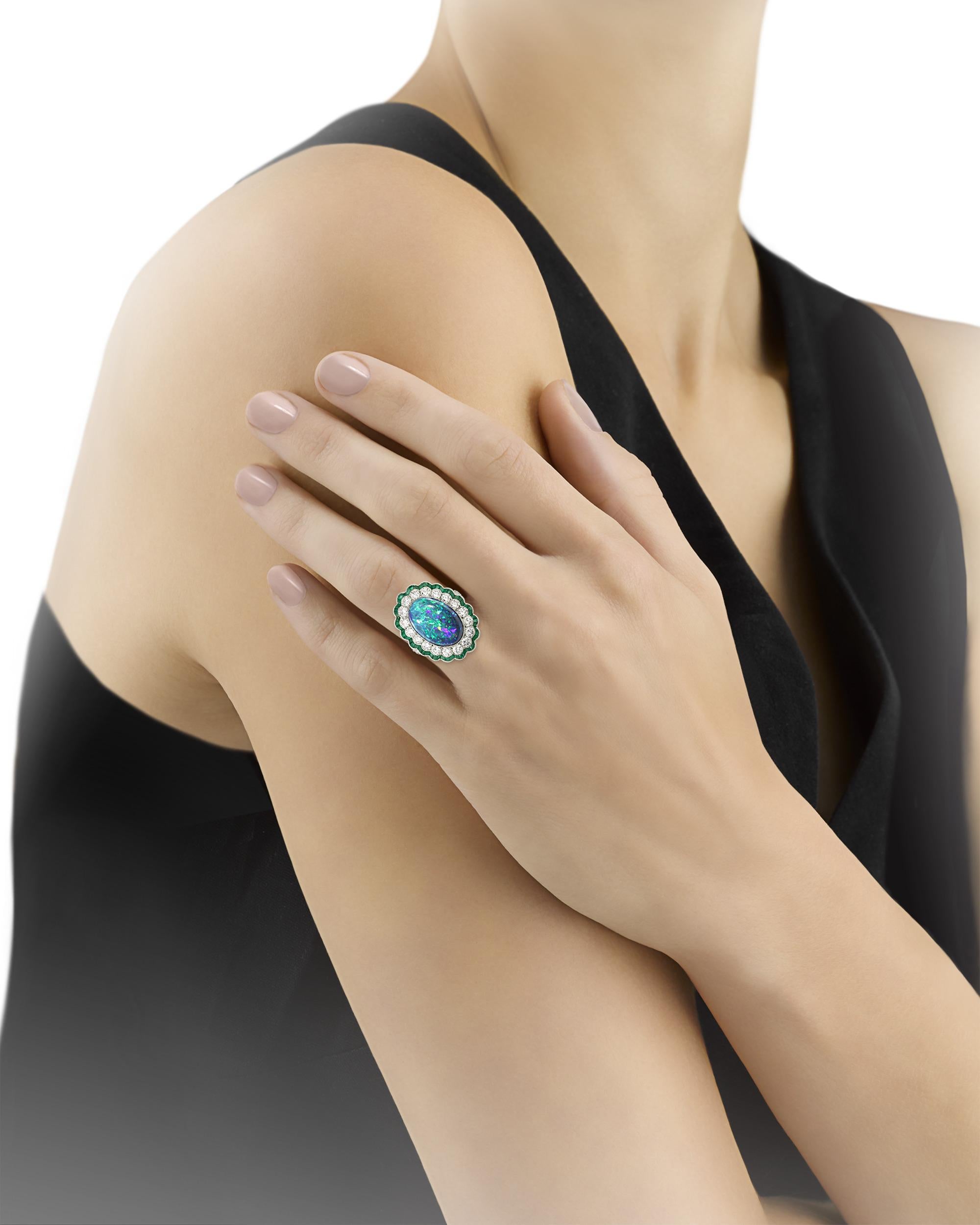 Im Angebot: Opalring mit 8,50 Karat () 5