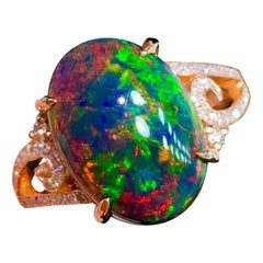 Black Opal Ring