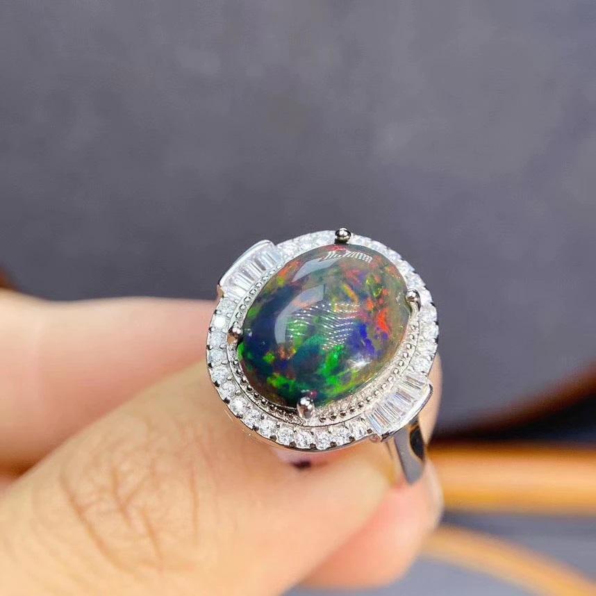 gold plated opal ring