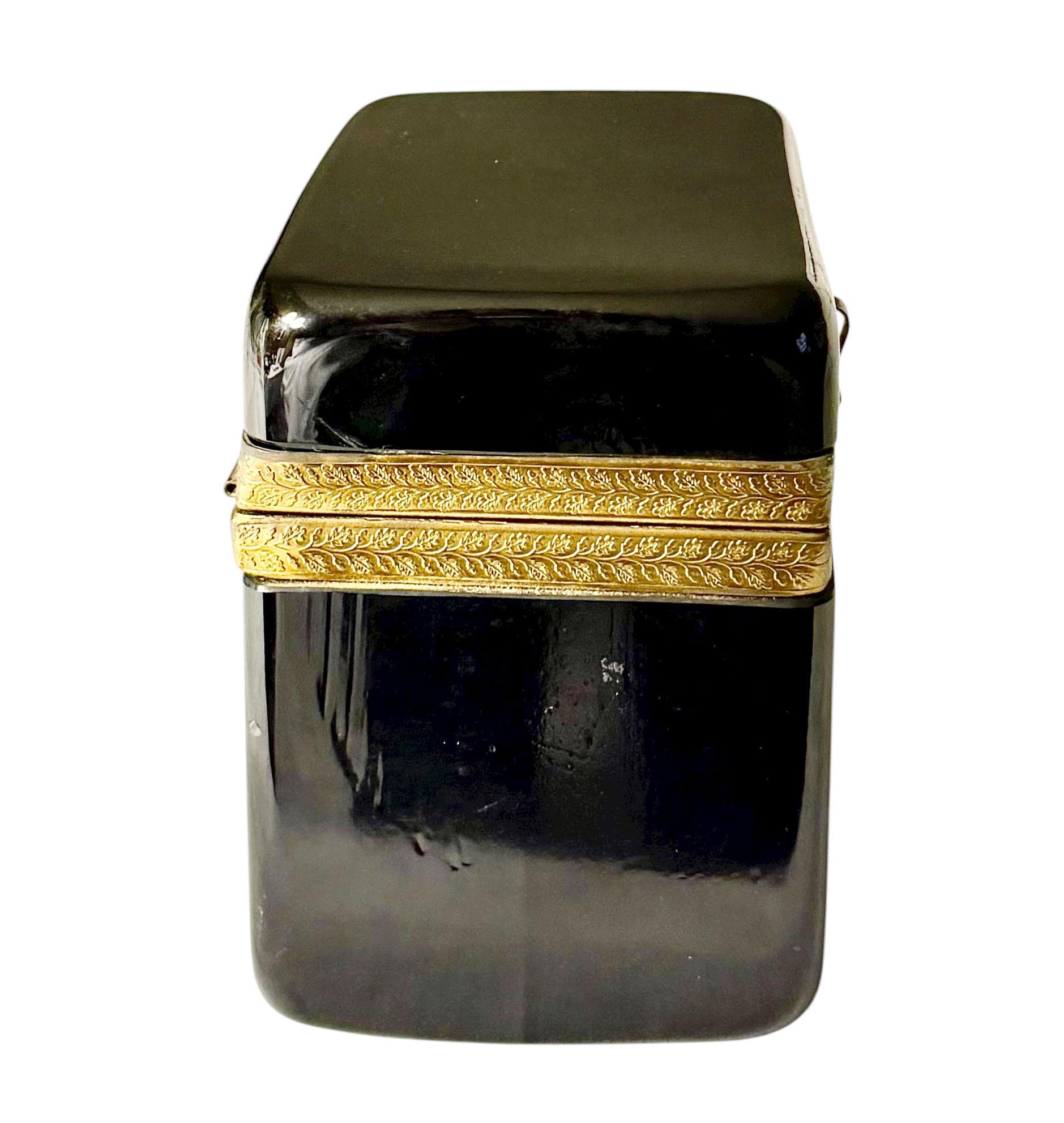 Black Opaline Box For Sale 1