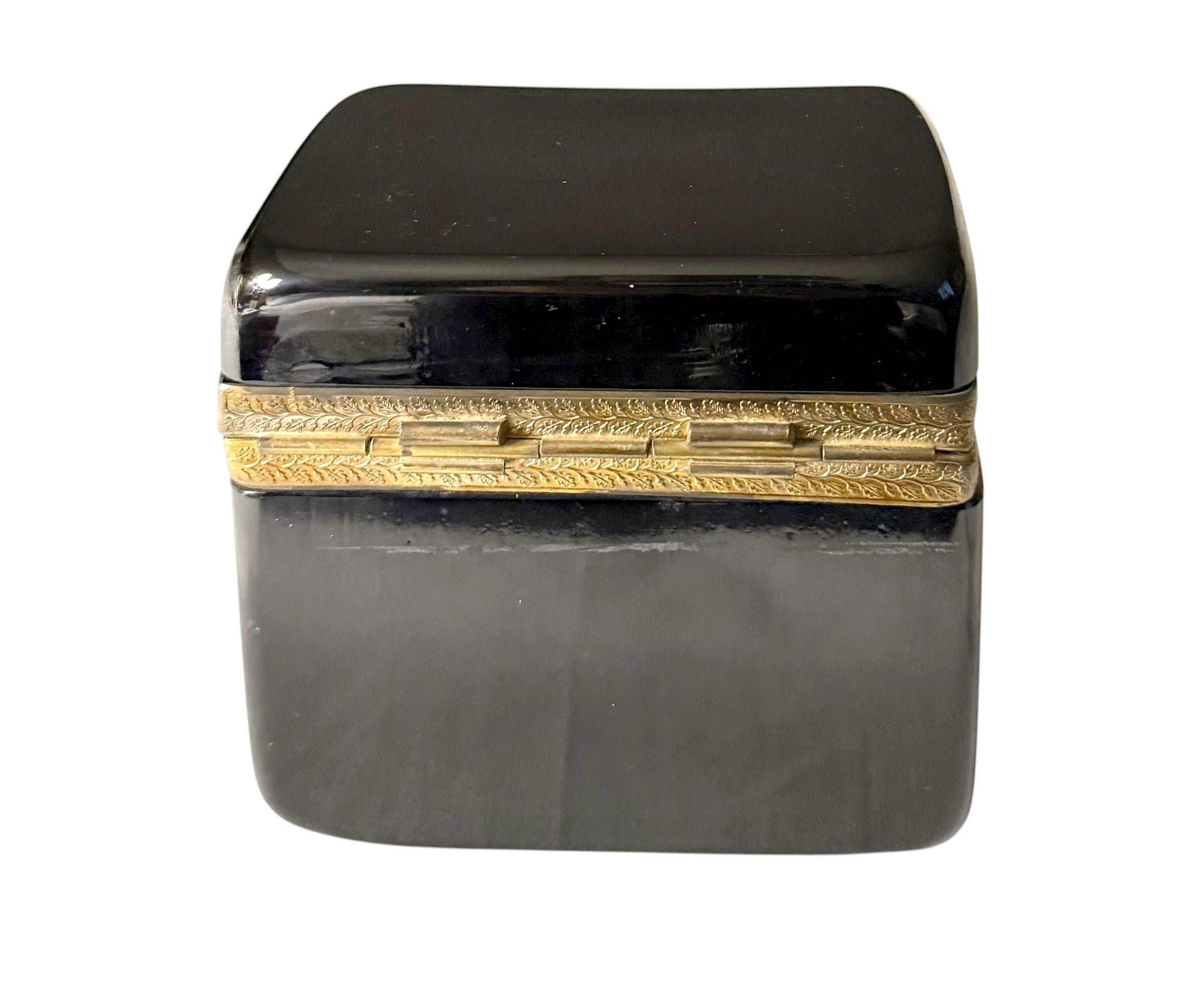 Black Opaline Box For Sale 3