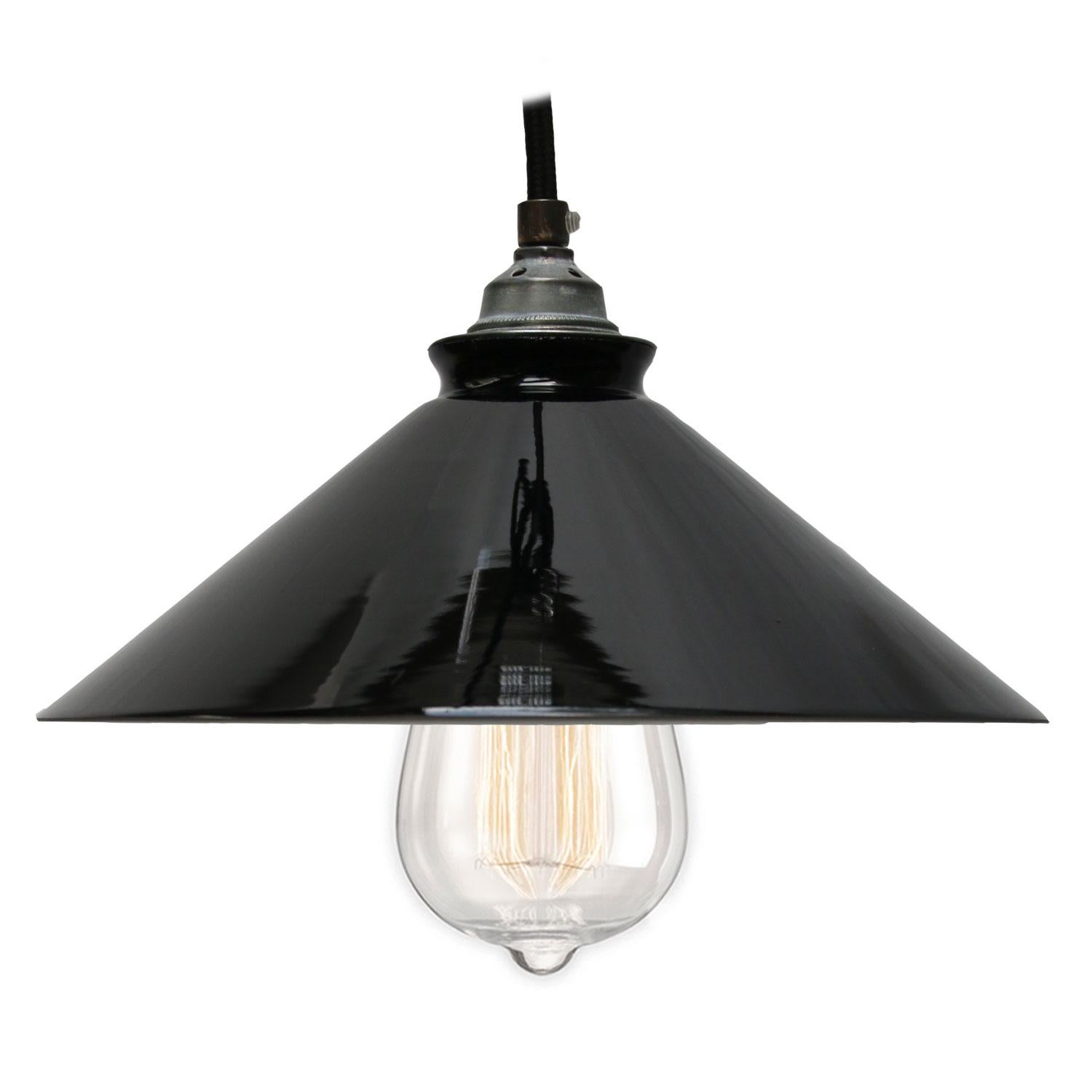 Black Opaline Glass Shades French Pendant Lights