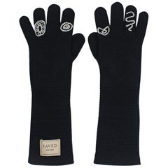 Black Opera Gloves by Saved, New York
