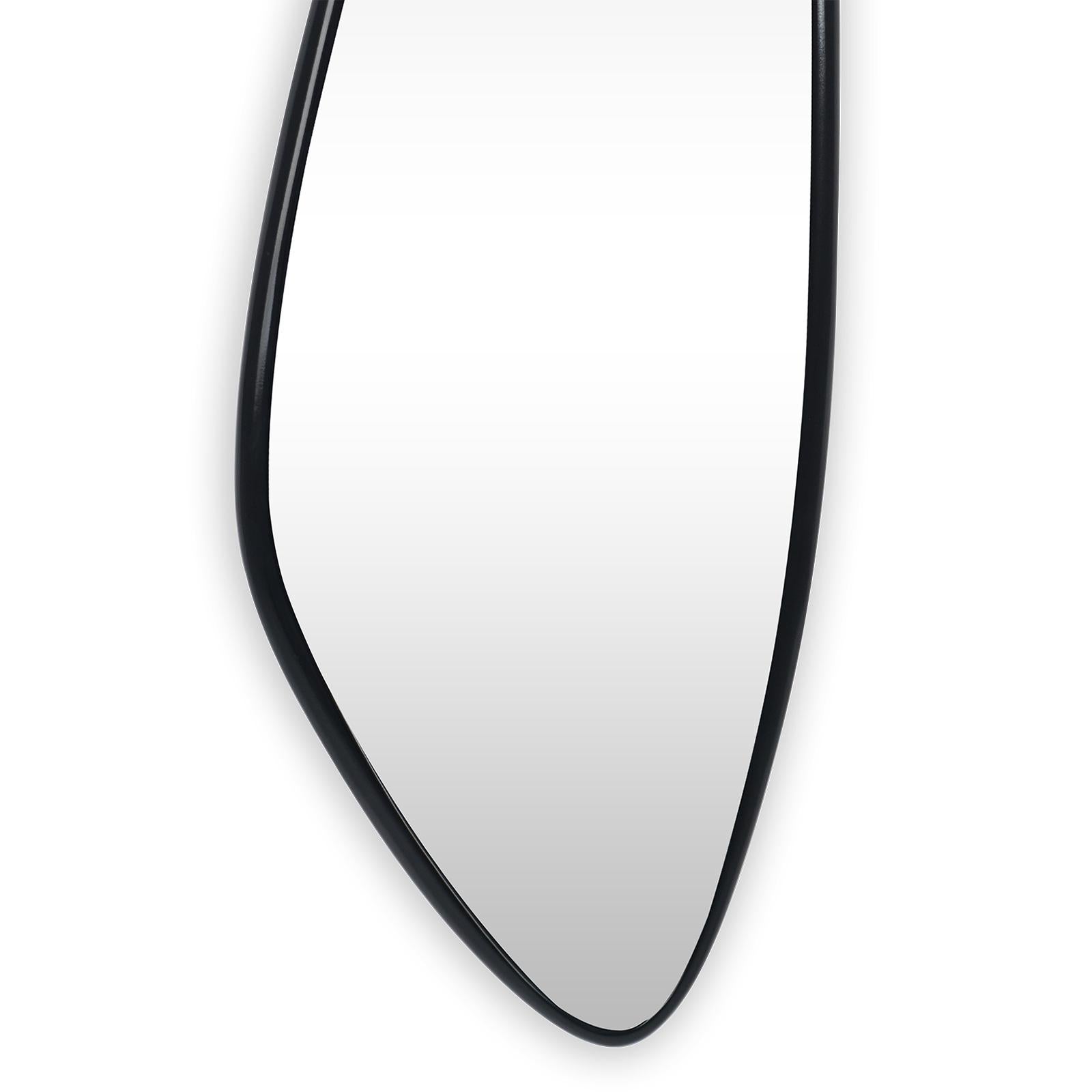 English Black or Gold or Silver or White Mandel Mirror For Sale