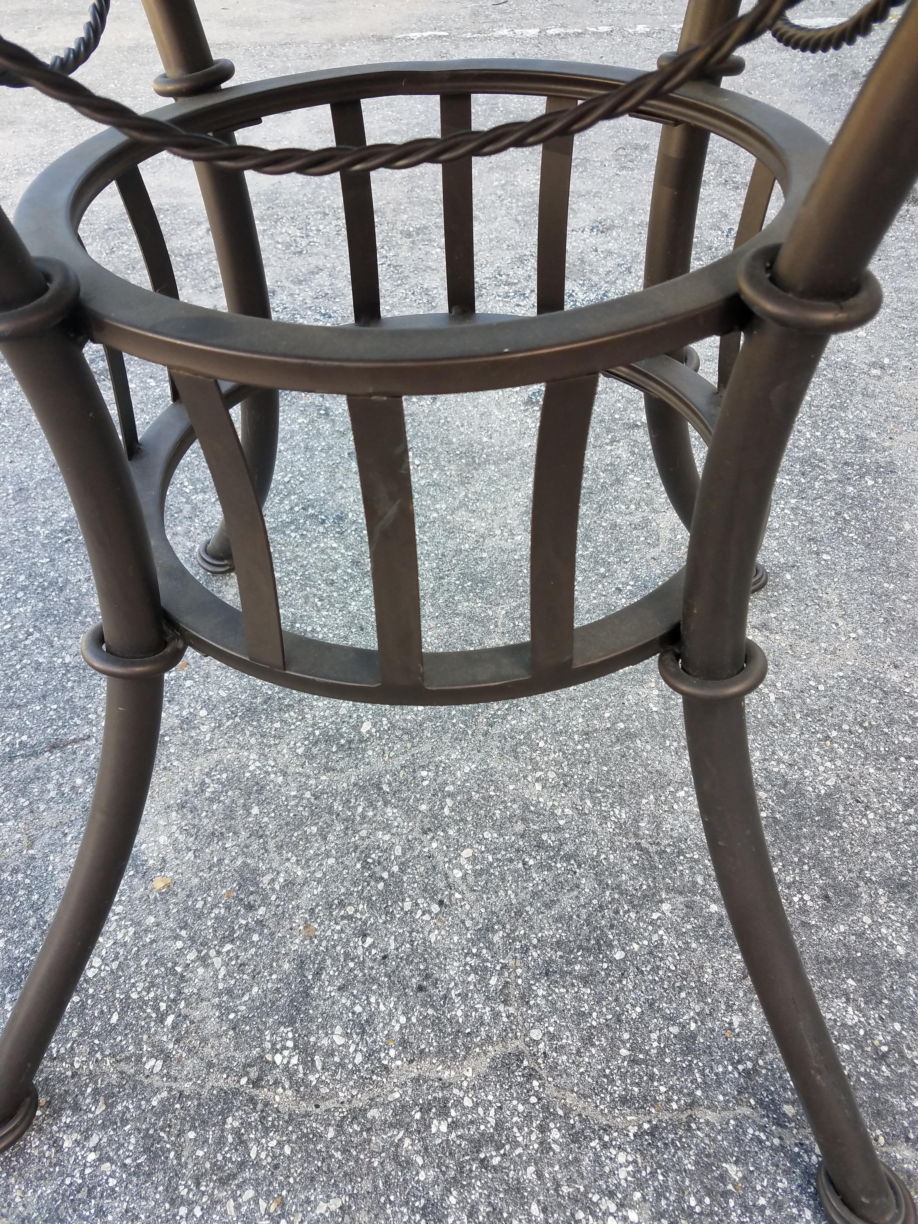 Black or White Moroccan Mosaic Table, Choose Your Base In Excellent Condition For Sale In Orlando, FL