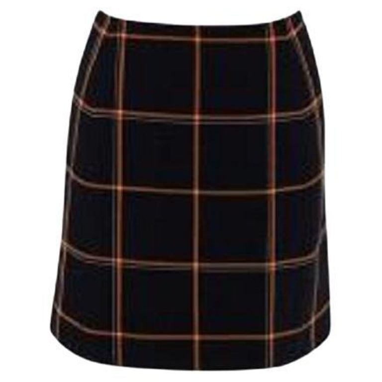 [Jess Lea] Orange and Black Printed Mini Skirt