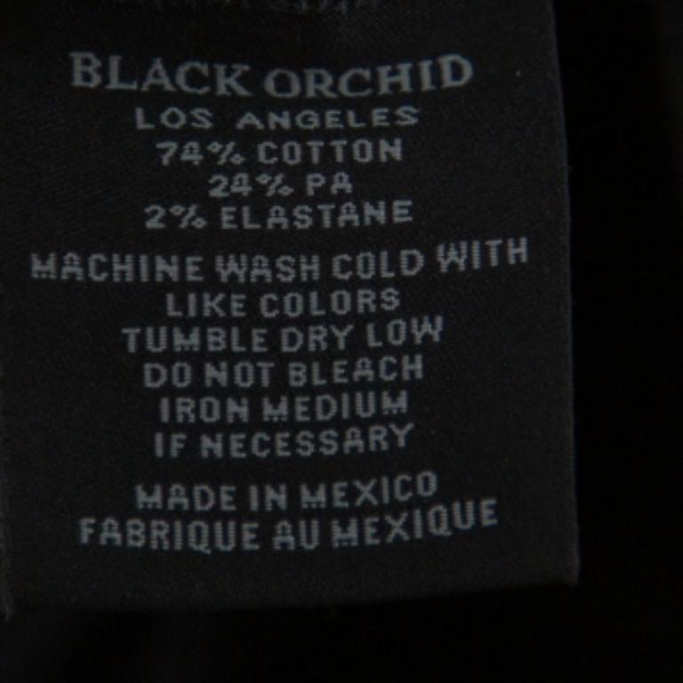 Black Orchid Black Denim Distressed Skinny Jude Jeans M In Good Condition For Sale In Dubai, Al Qouz 2
