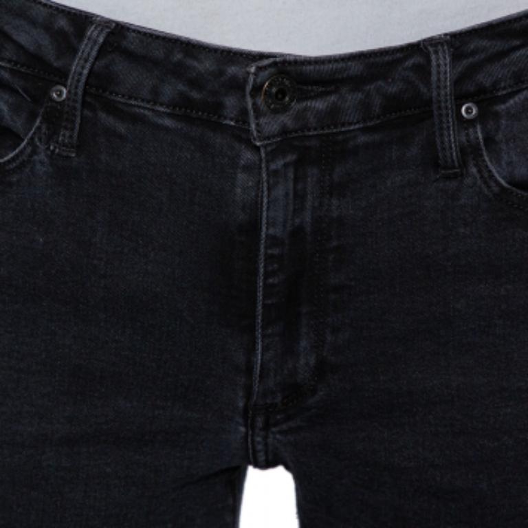Black Orchid Black Denim Distressed Skinny Jude Jeans M For Sale 2