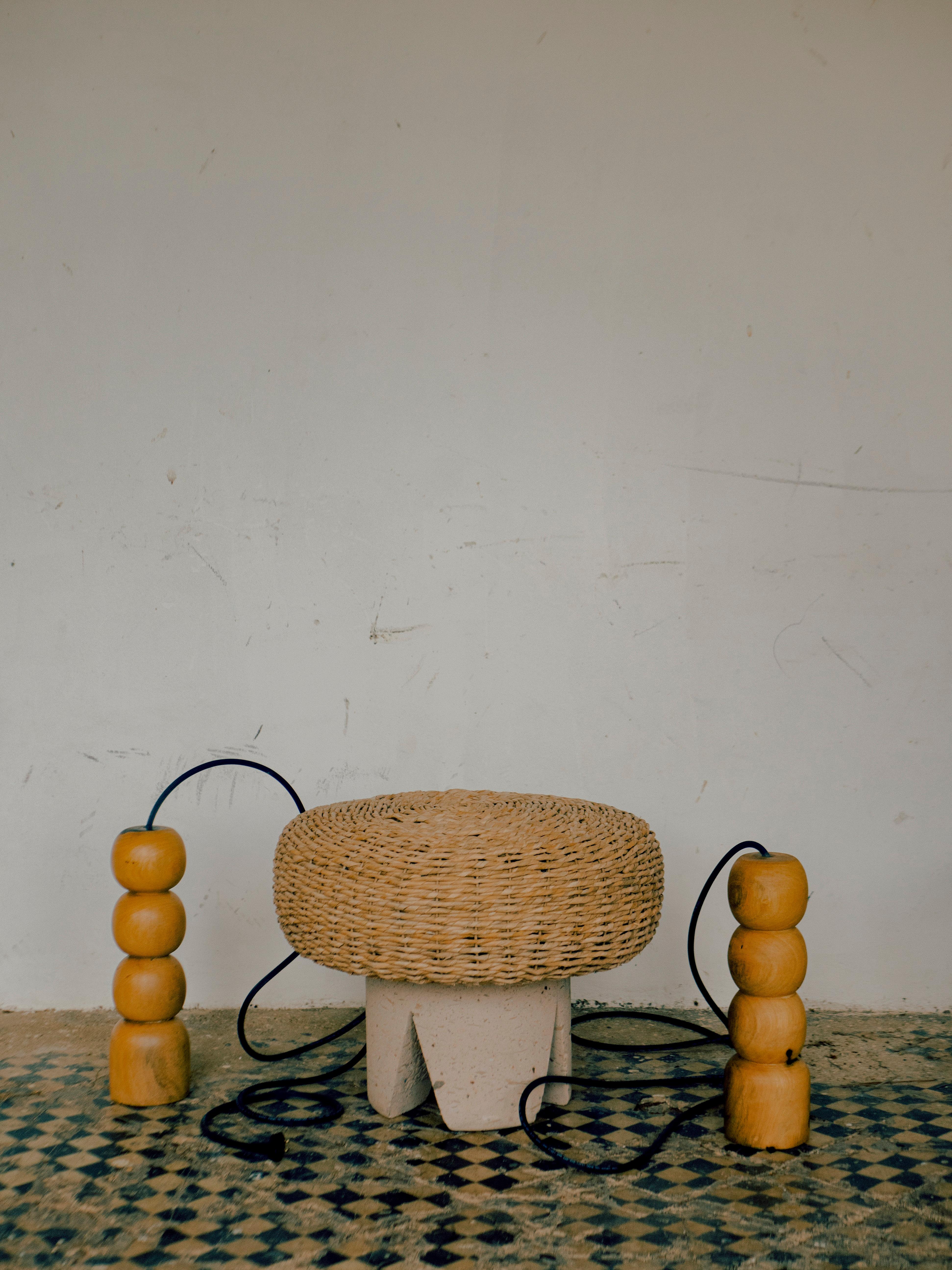 Mexican Black Original L5 Wood Pendant Lamp by Daniel Orozco For Sale