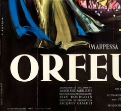 Schwarzer Orpheus Großes Original-Filmplakat:: Georges Allard:: 1959