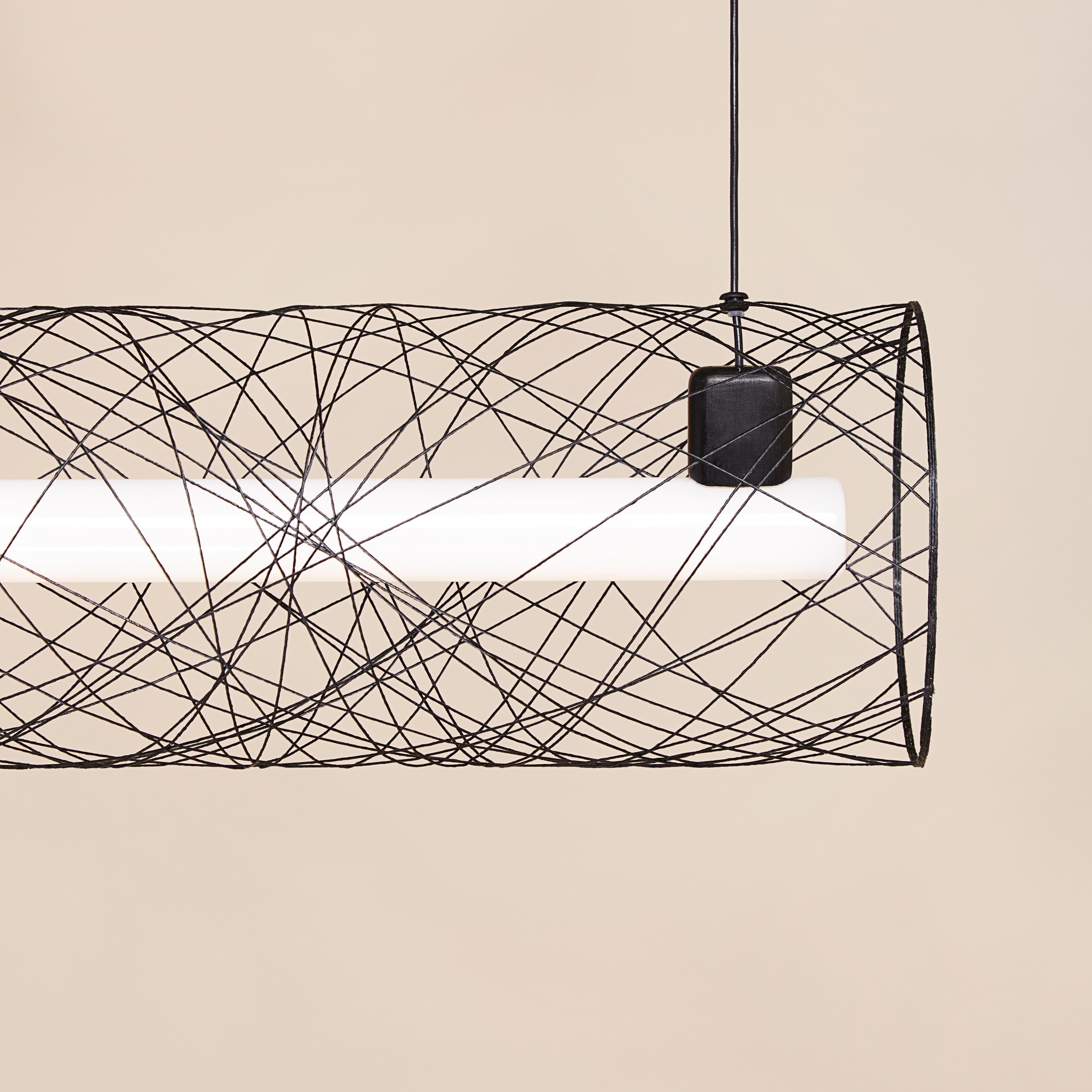 Dutch Black Out Of Order Pendant Lamp by Atelier Robotiq For Sale