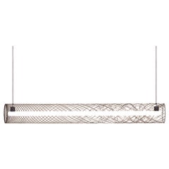 Lampada a sospensione Out Of Order nera di Atelier A Robotiq