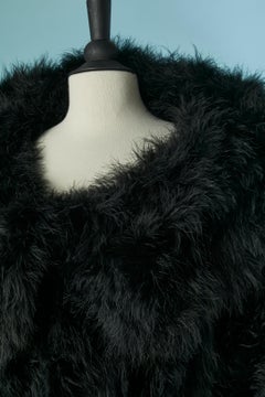 Black oversize coat CHANTAL THOMASS