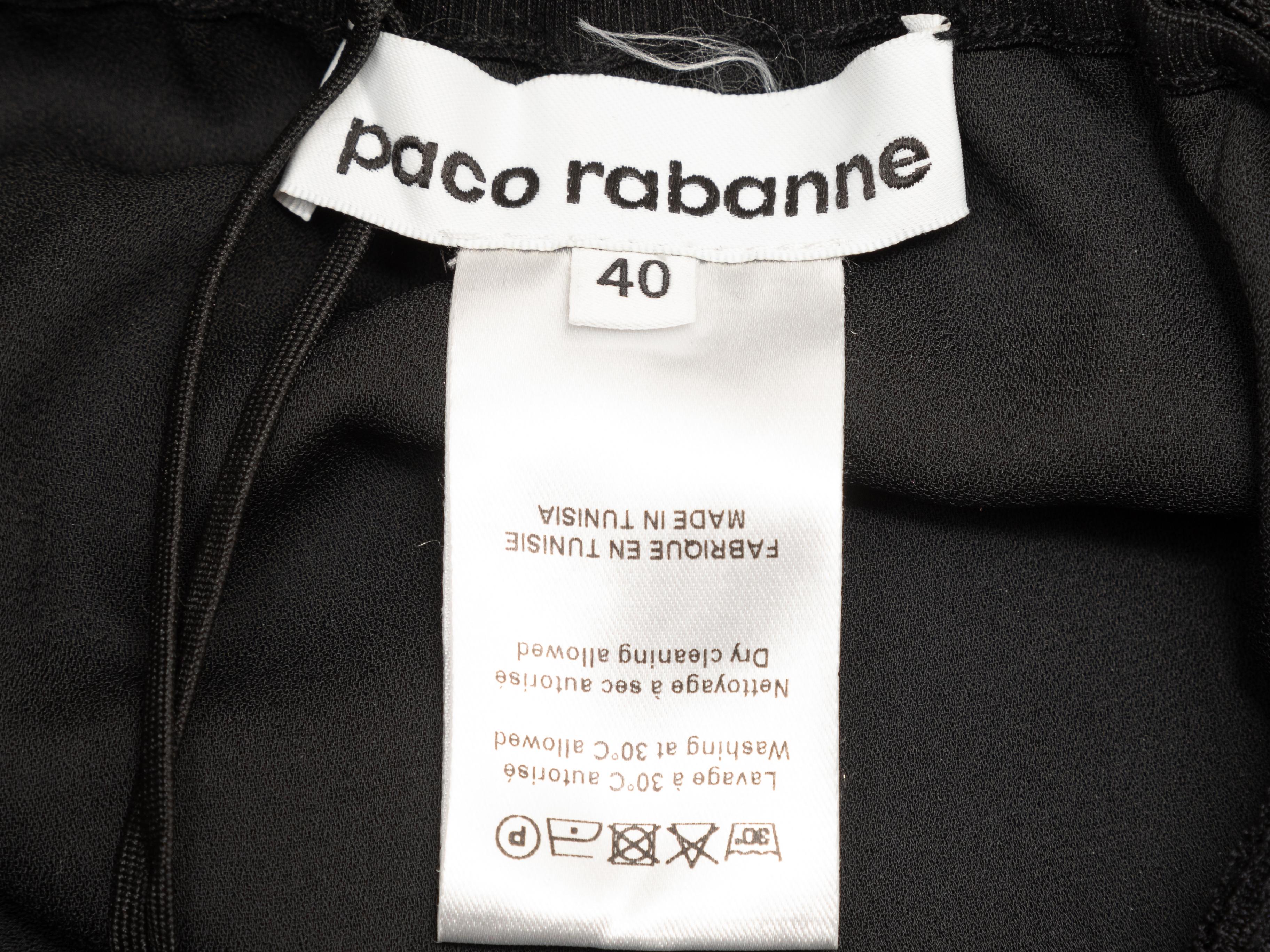 Black Paco Rabanne Lace Maxi Skirt 1