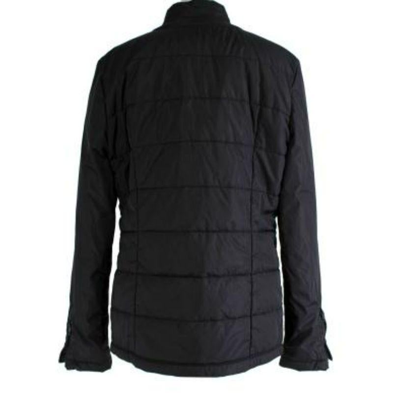 Black Padded Jacket In Good Condition For Sale In London, GB