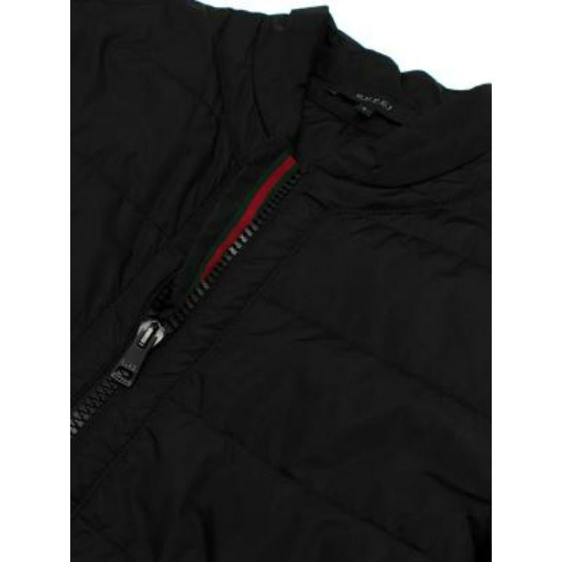 Black Padded Jacket For Sale 1