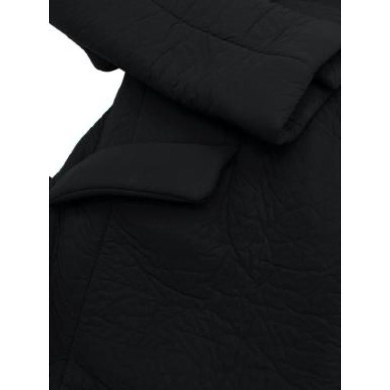 Black padded Riding jacket For Sale 2