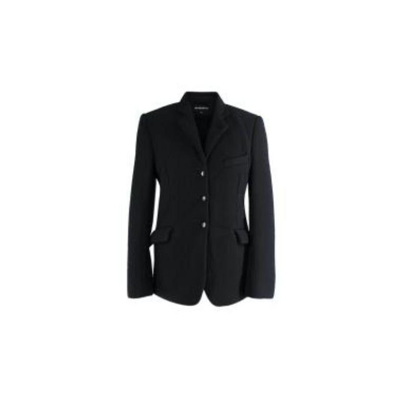 pre-loved Ann Demeulemeester vintage zwarte blazer maat klein Kleding Gender-neutrale kleding volwassenen Blazers 