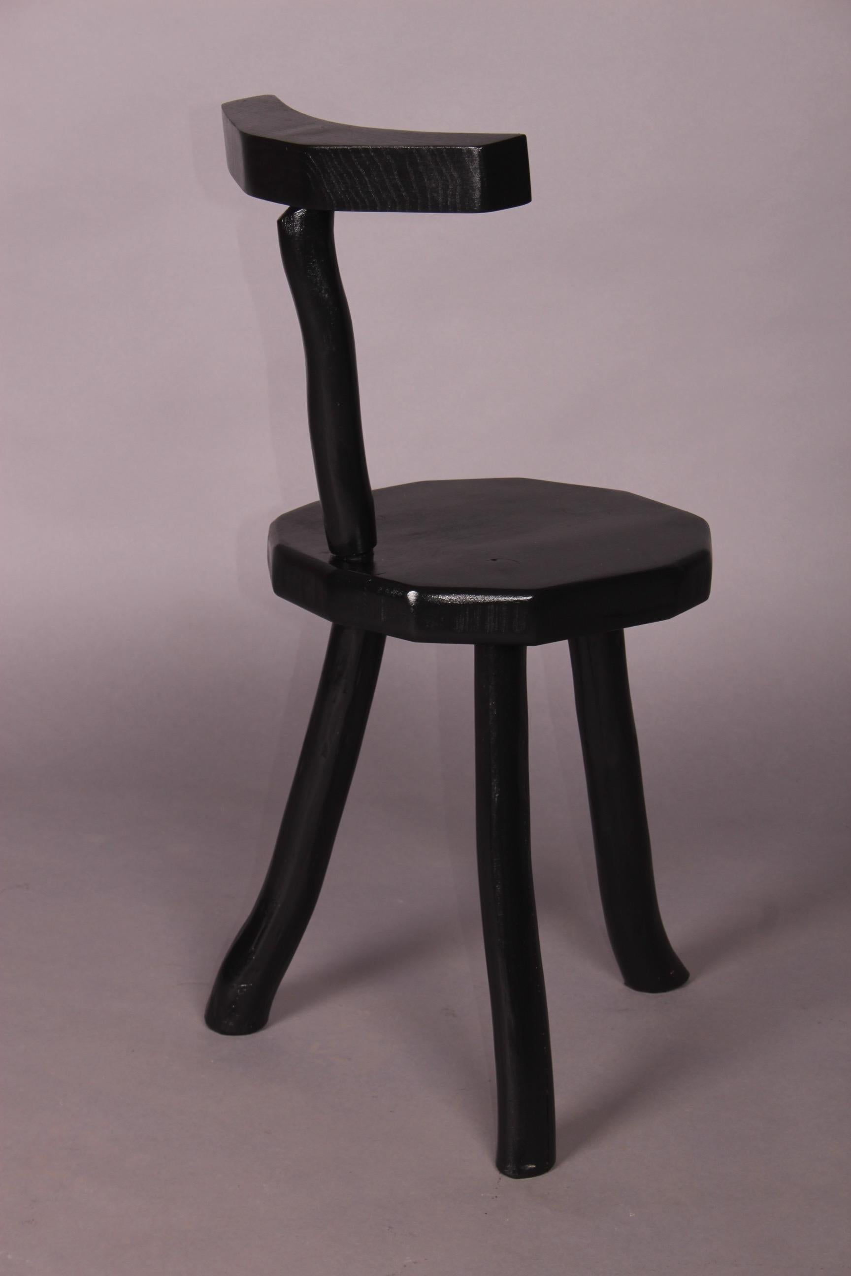 Late 20th Century Black Painted Chair