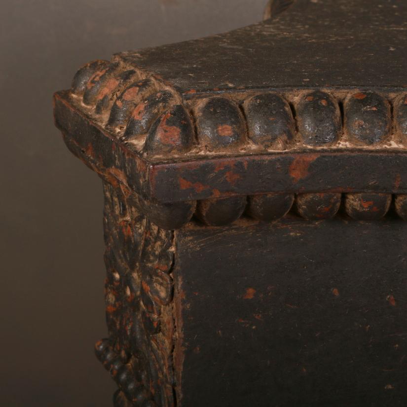 Black Painted Console Table 1