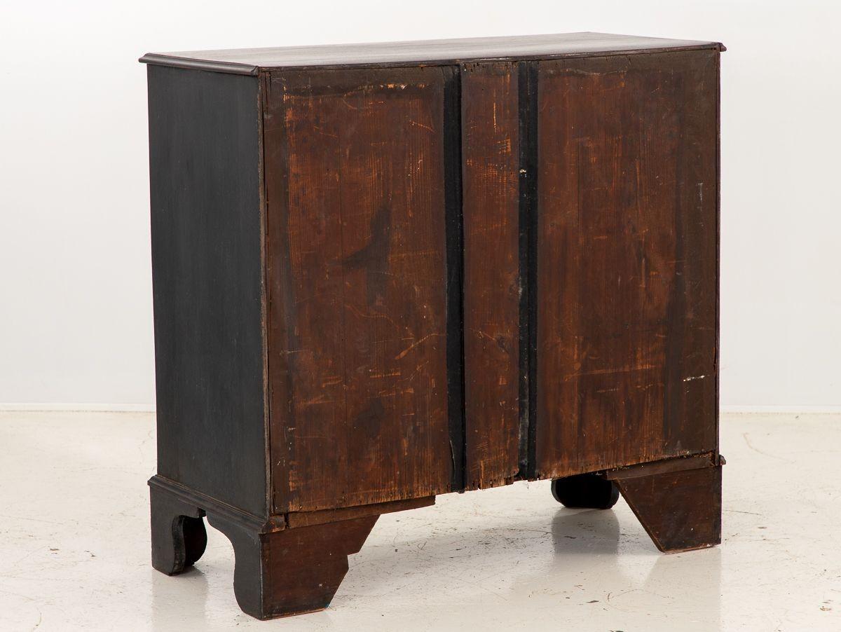 Black Painted Dresser with Ogee Feet 1