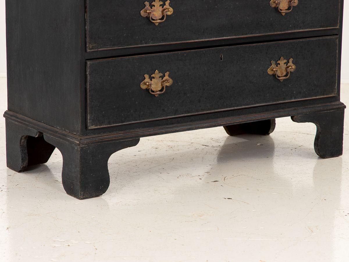 Black Painted Dresser with Ogee Feet 2