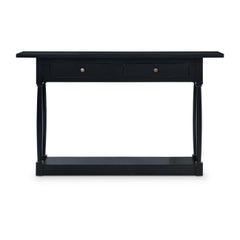 Black Painted Provincial Console Table