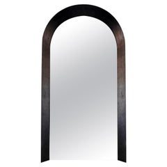Black Painted Wood Full Length Gate Mirror
