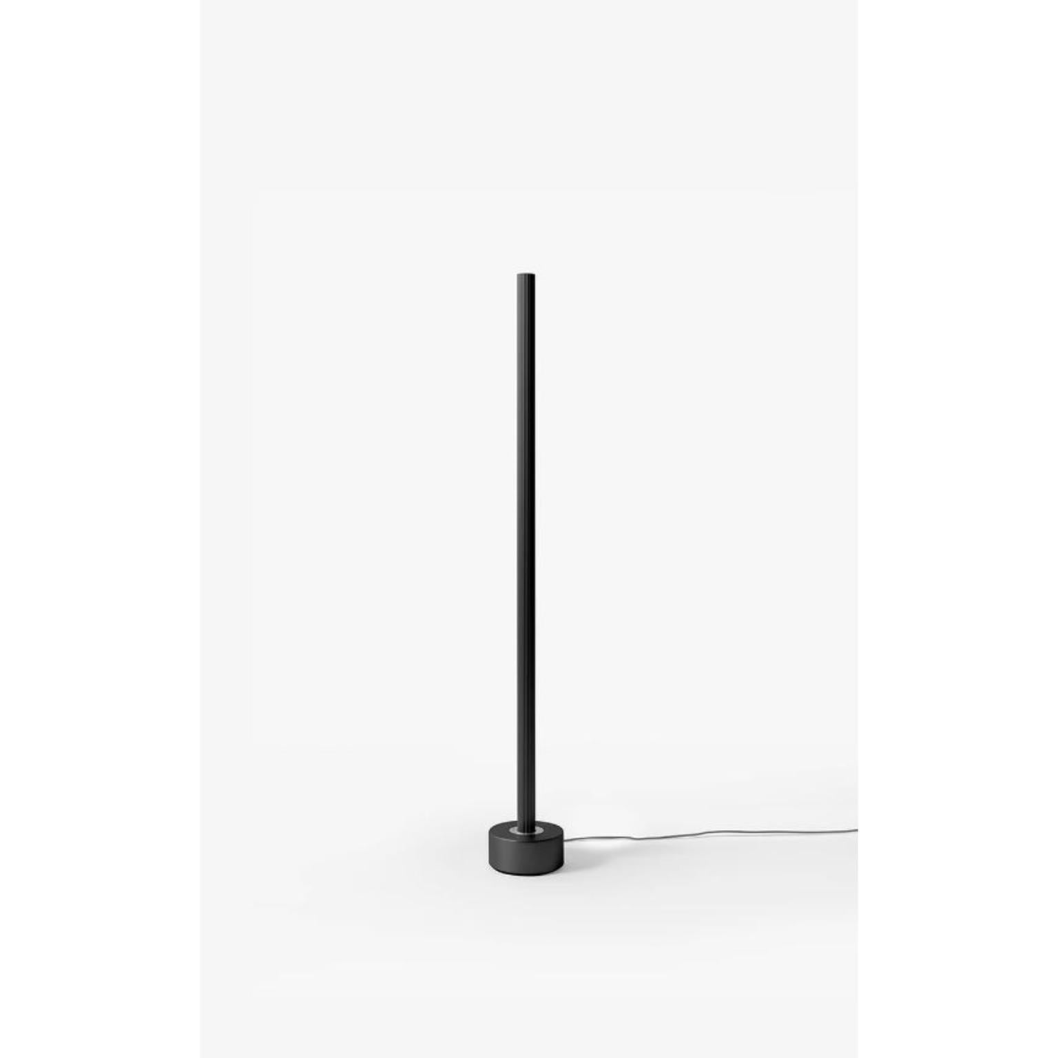 Post-Modern Black Palo Floor Lamp by Wentz For Sale