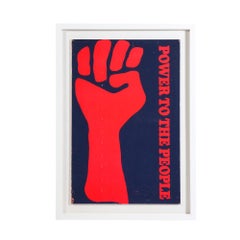 „Black Panthers“, Power to the People-Poster, Gemini Rising INC, signiert