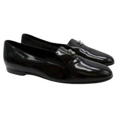 Black Patent Calf Leather CC loafers