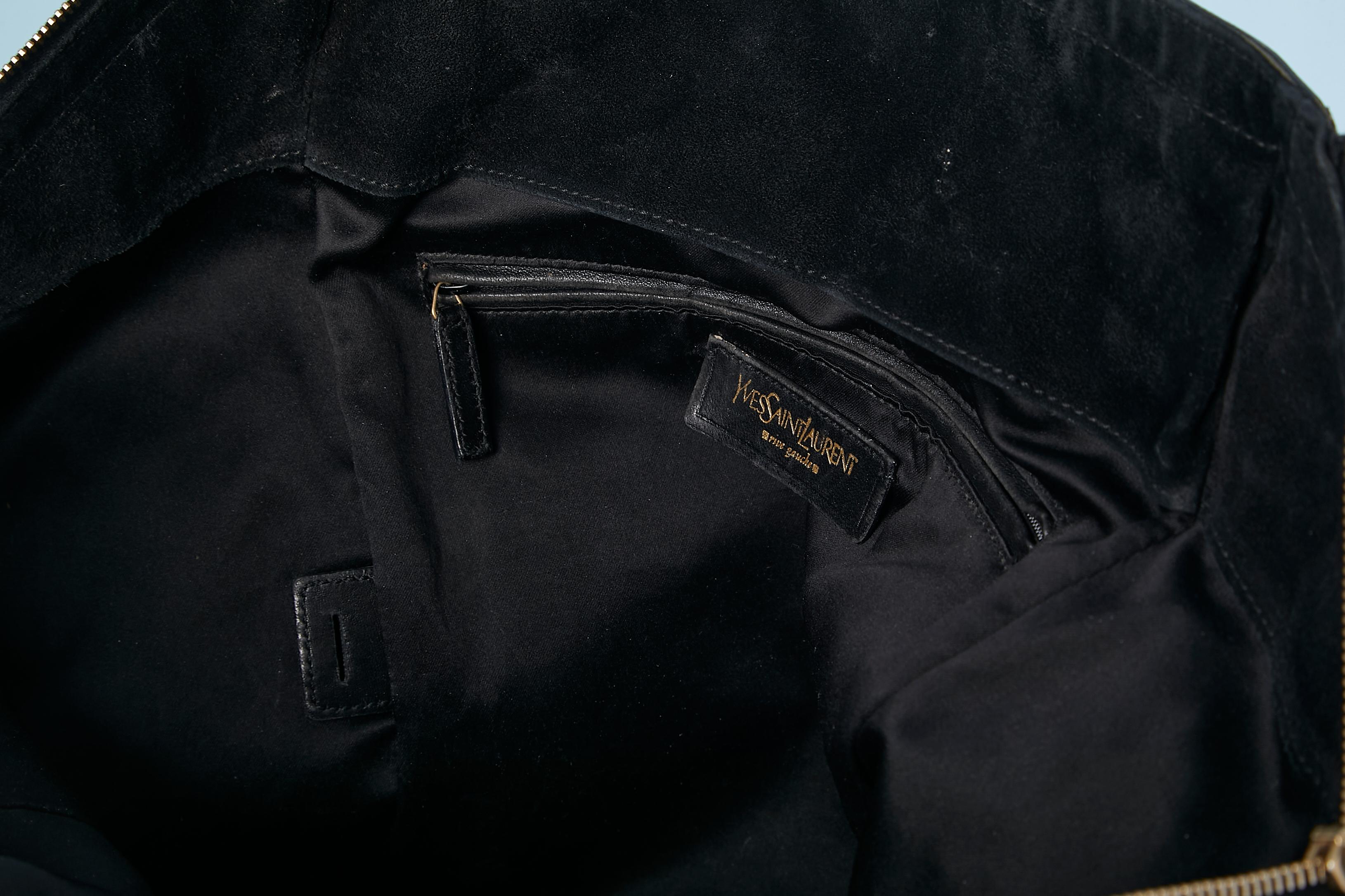 Black patent leather Downtown Bag Yves Saint Laurent Rive Gauche Circa 2007 3