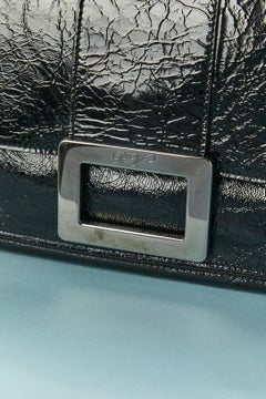 Black patent leather shoulder bag ROGER VIVIER