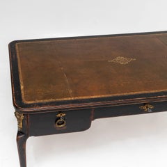 Black-Patinated Baroque Style Desk, Early 20th Century