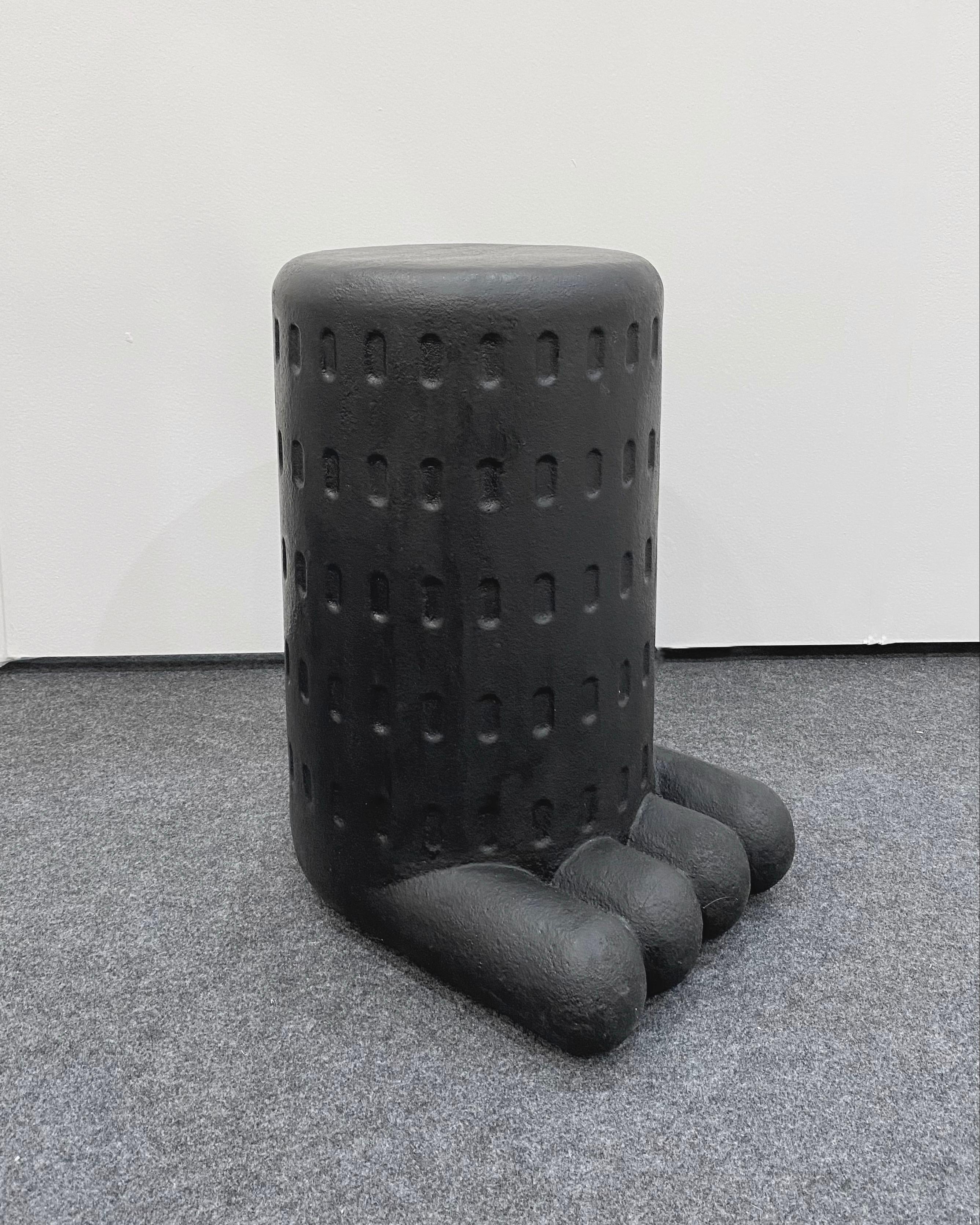 Black paw stool by Hakmin Lee
Materials: FRB
Dimensions: 29 x 37.5 x 50 cm

Studio HAK is Seoul based studio led by designer Hakmin Lee, who has an ambition of creating our environment bit more humorous through everyday objects.

Studio HAK